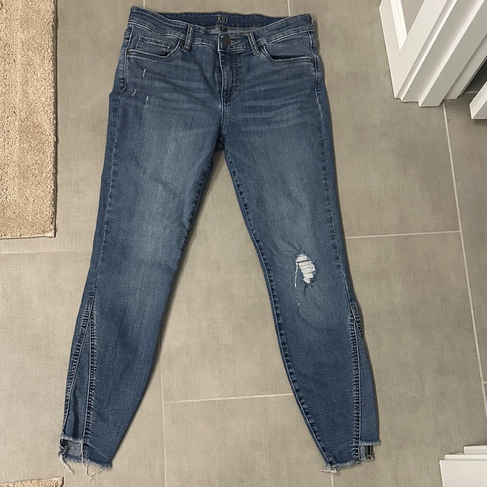 Kut from the Kloth Dark Blue Skinny Jeans